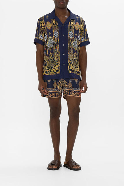 Short Sleeve Camp Collared Shirt - The Imperial Gate