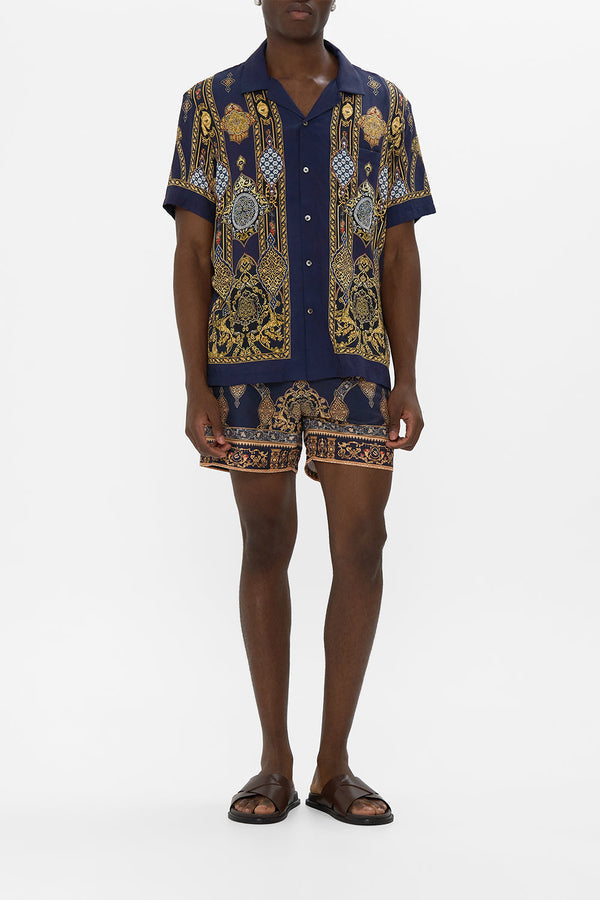 Short Sleeve Camp Collared Shirt - The Imperial Gate