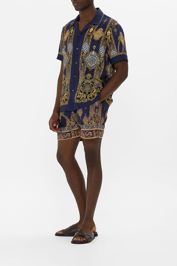 Short Sleeve Camp Collared Shirt - The Imperial Gate