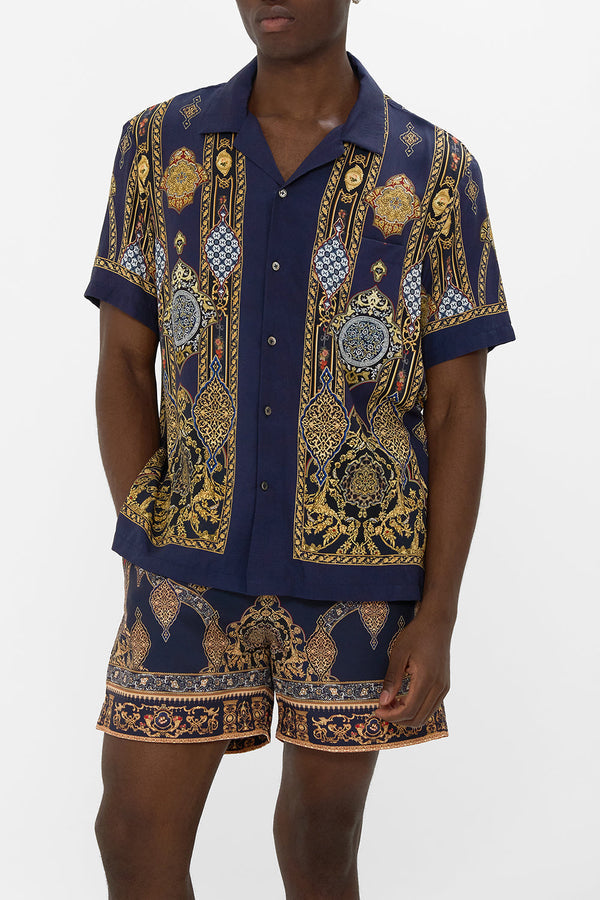 Short Sleeve Camp Collared Shirt - The Imperial Gate