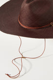 Adjustable Leather Tie Classic Straw Hat
