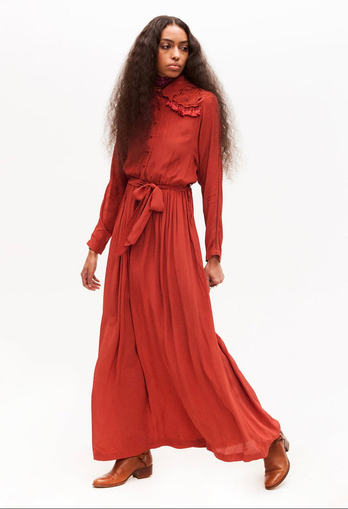 Tassel Cumbre Peach Dress