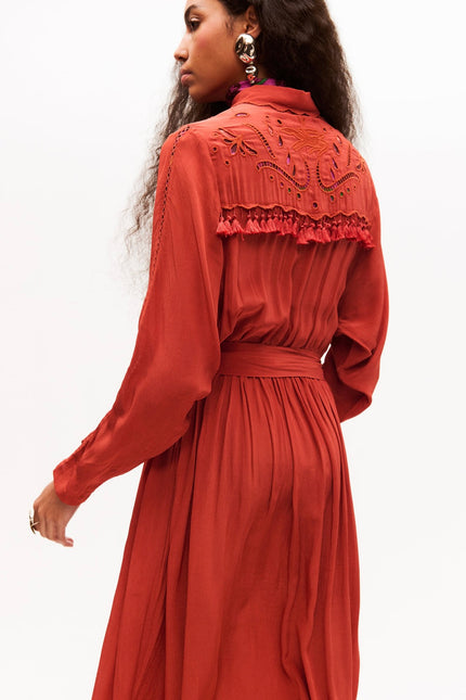 Tassel Cumbre Peach Dress