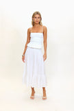 The Indra Skirt - White