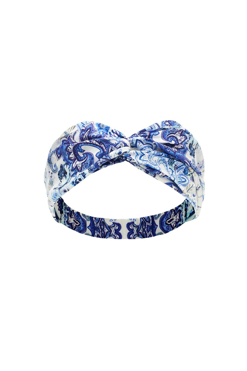 100% Silk Woven Twist Headband