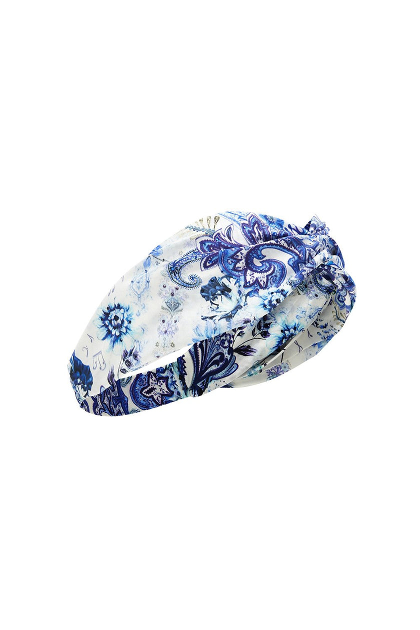 100% Silk Woven Twist Headband