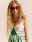 Cotton Poplin Maxi Tie Dress