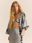 Sun Blue Palazzo Pants
