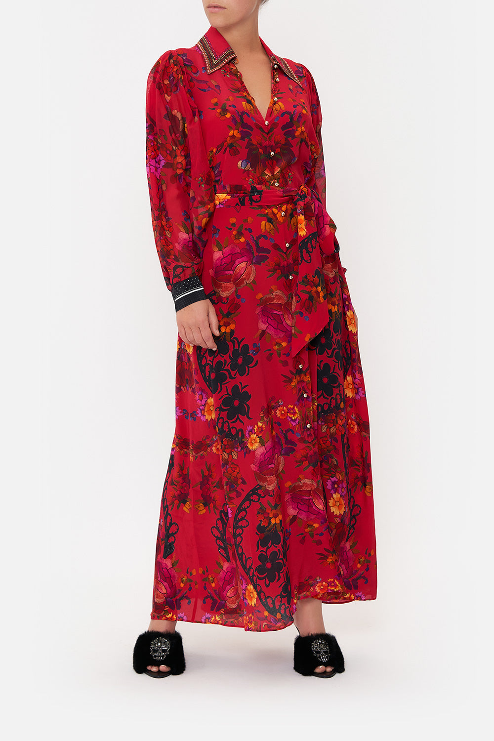 Curved Collar Shirt Dress | LAST ONE!