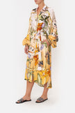 High Low Midi Shirt Dress - Original Sin