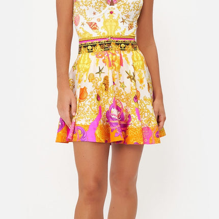 Circle Skirt With Waistband - Squid Squad