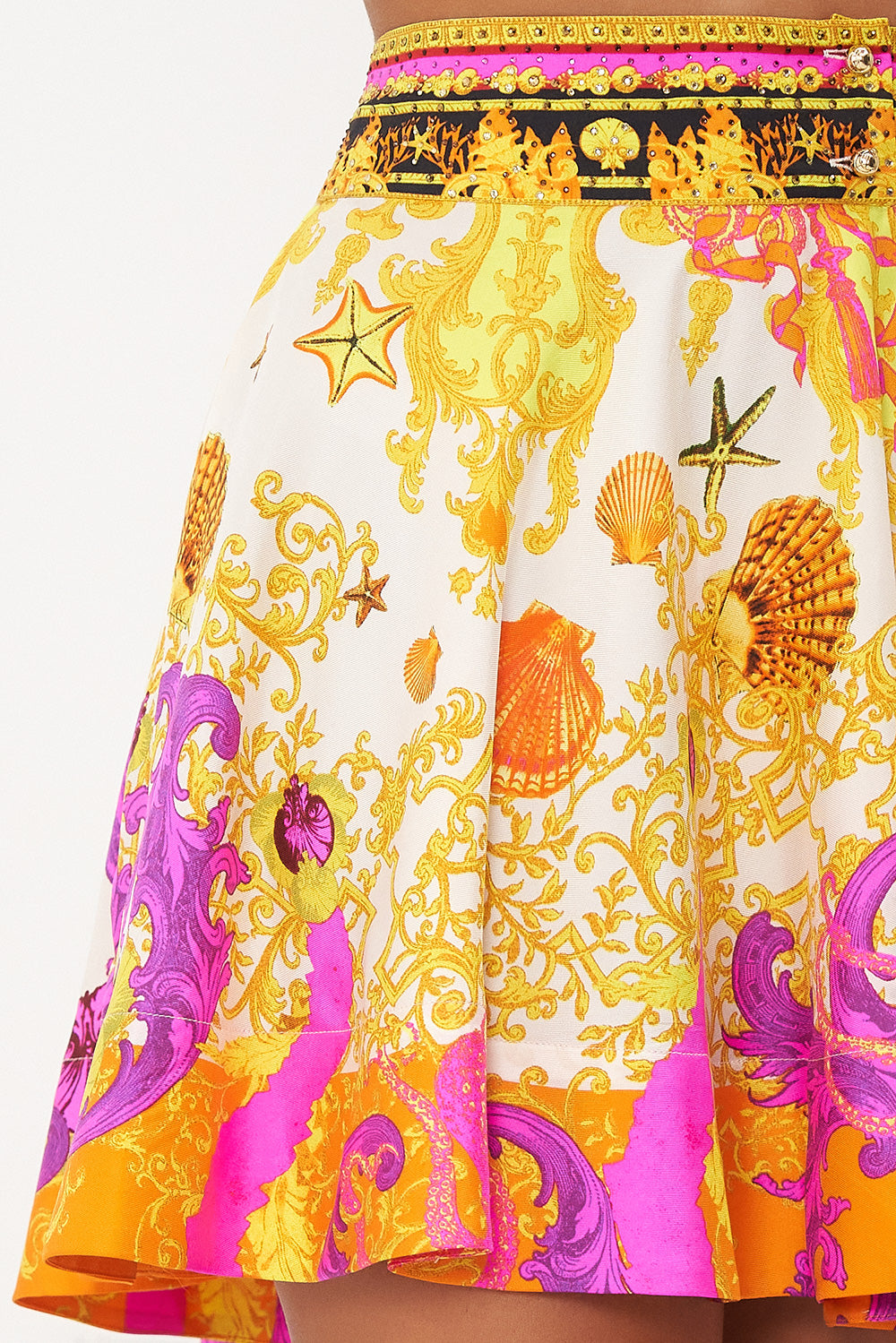 Circle Skirt With Waistband - Squid Squad