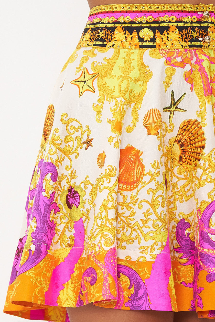 Circle Skirt With Waistband - Squid Squad