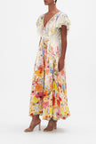 All Over Ruffle Dress - Sunlight Symphony