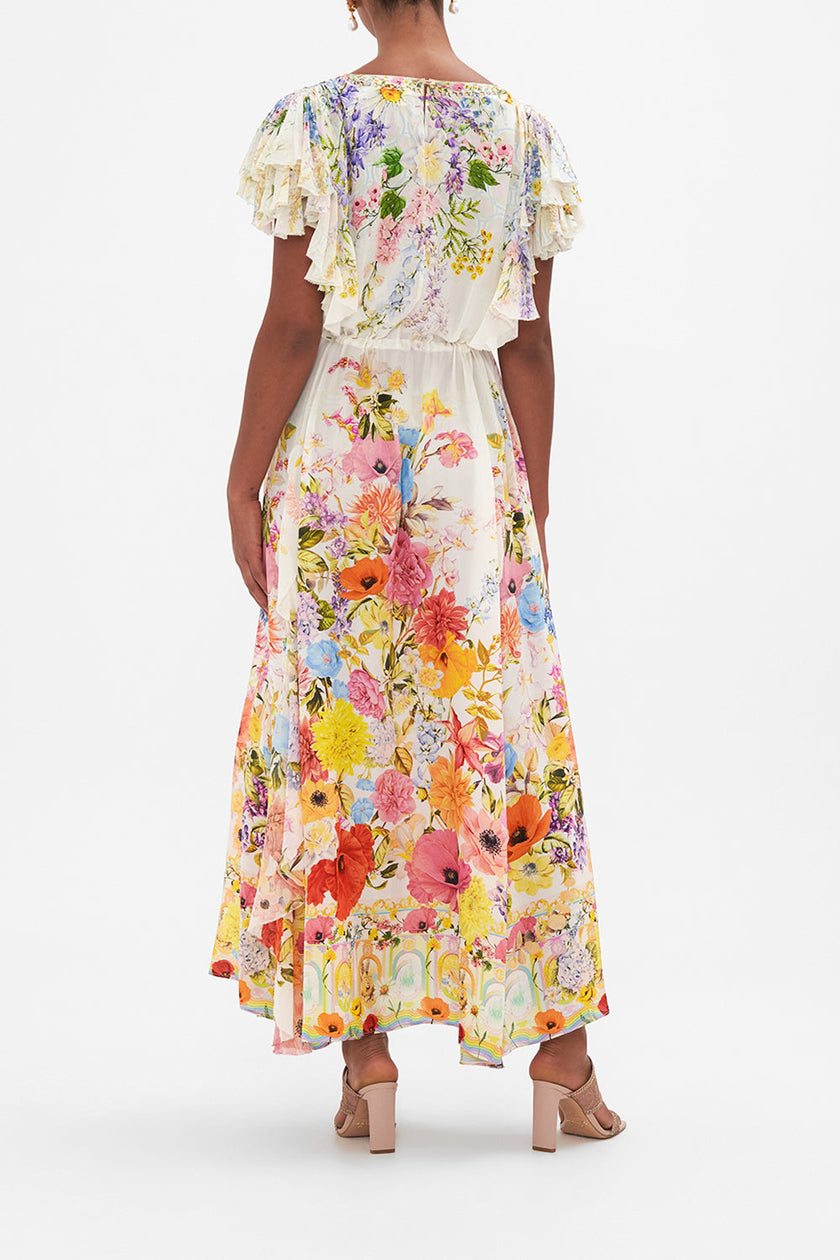 All Over Ruffle Dress - Sunlight Symphony