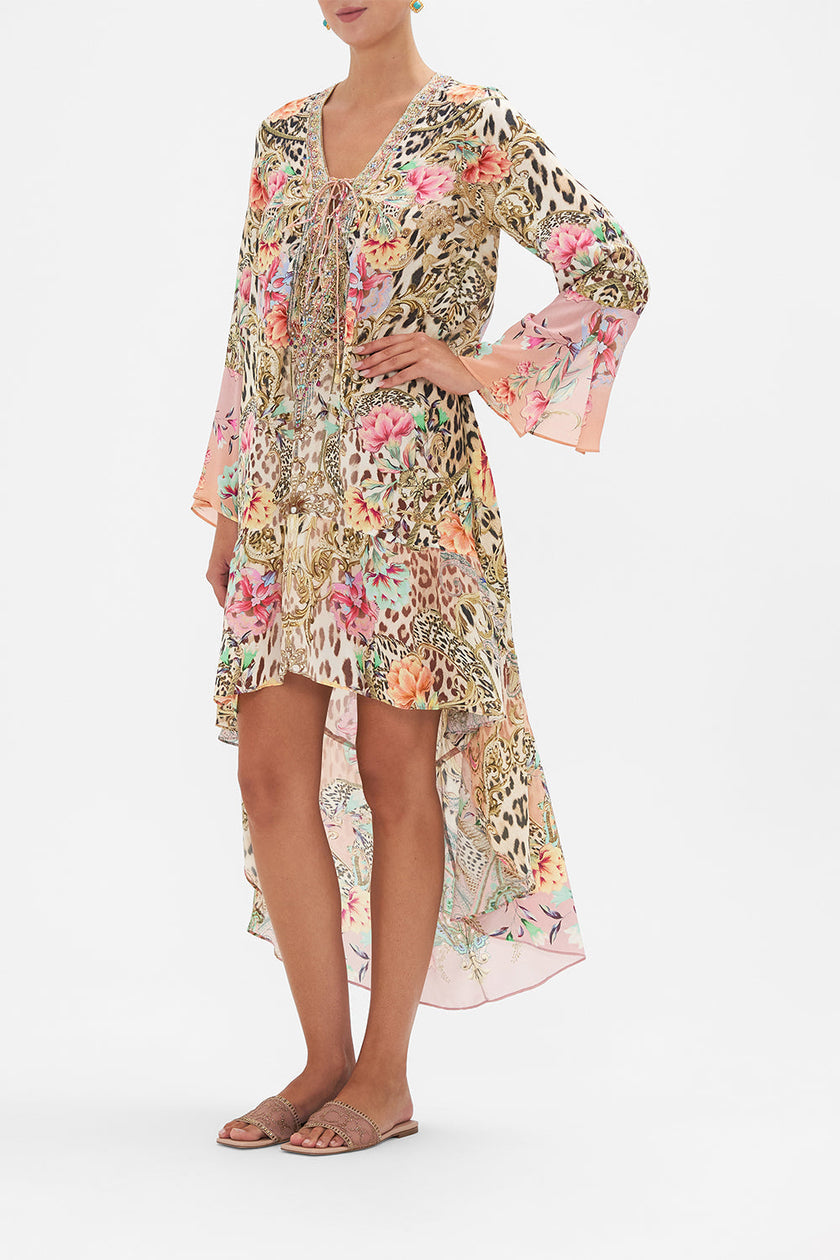Short Dress W/ High Low Hem