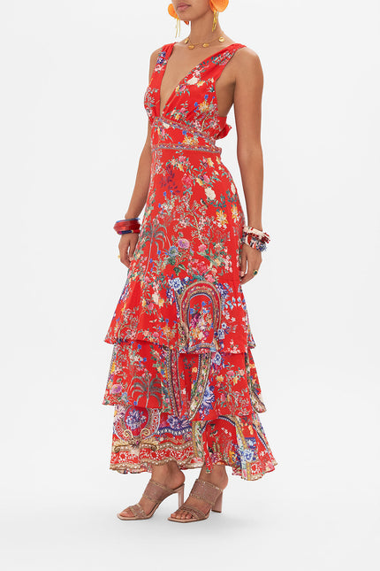 Tiered Ruffle Hem Dress - The Summer Palace