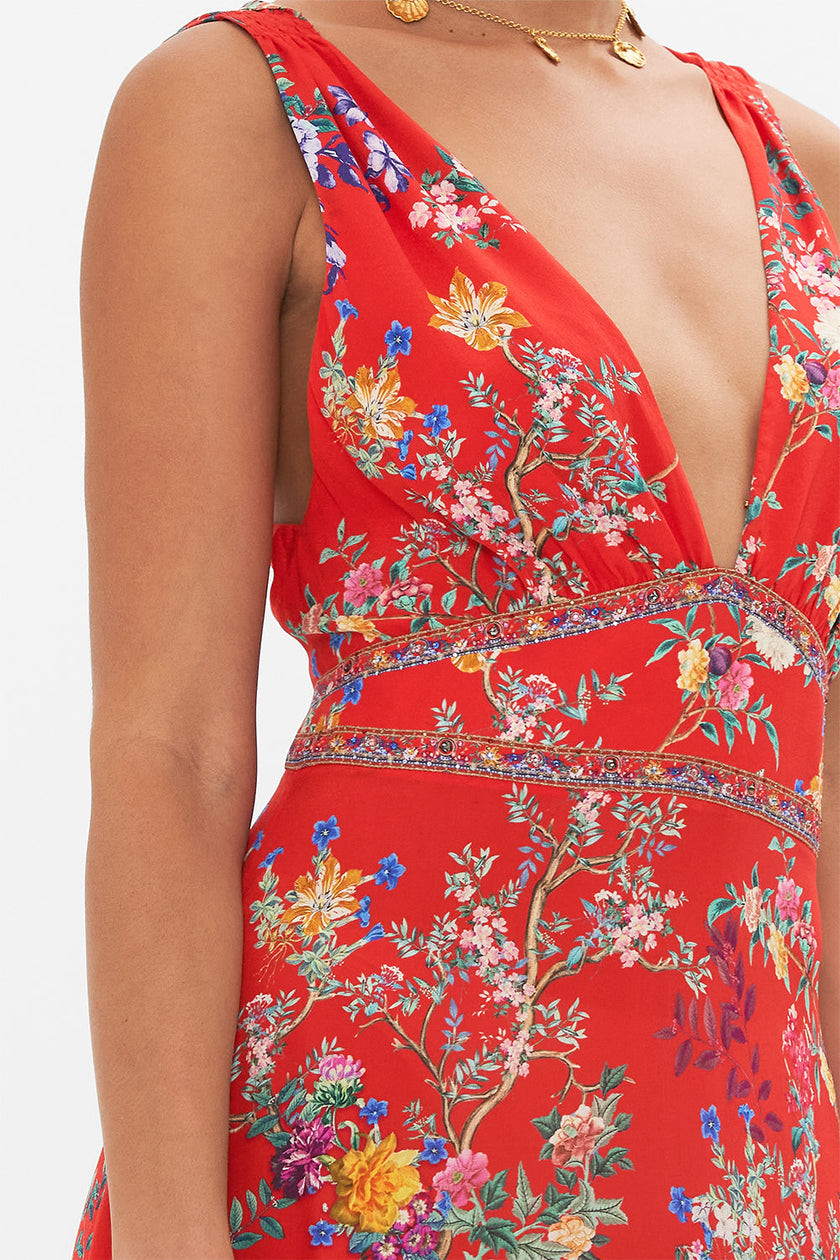 Tiered Ruffle Hem Dress - The Summer Palace