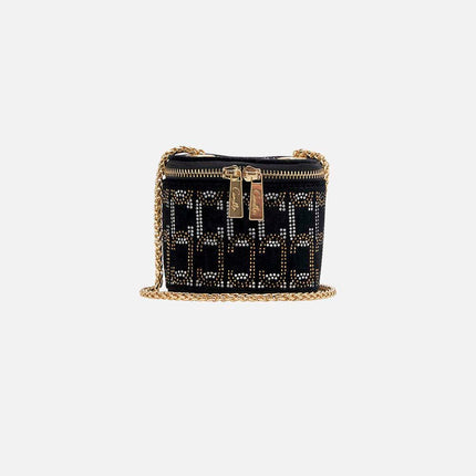 Mini Box Bag - Solid Black