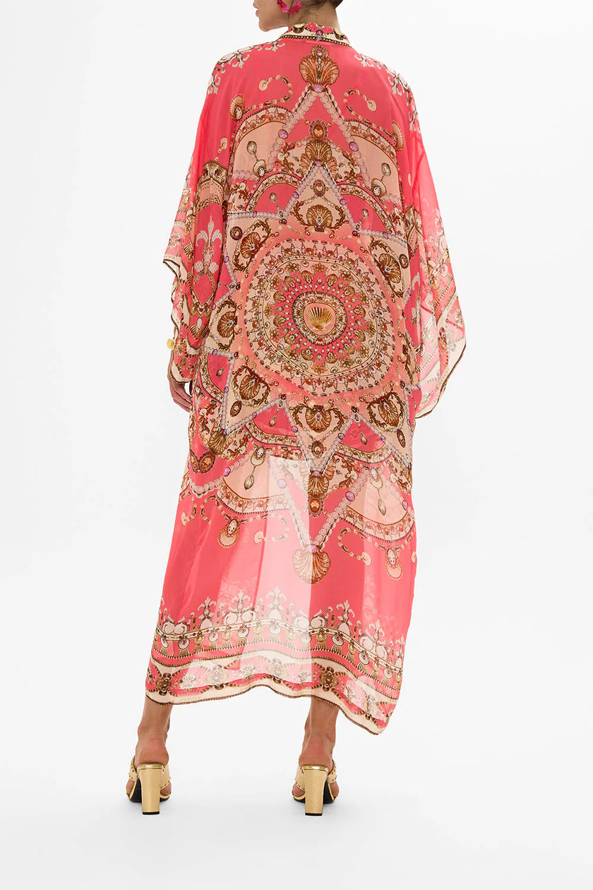 Kimono Layer With Collar - Shell Games