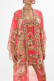 Kimono Layer With Collar - Shell Games