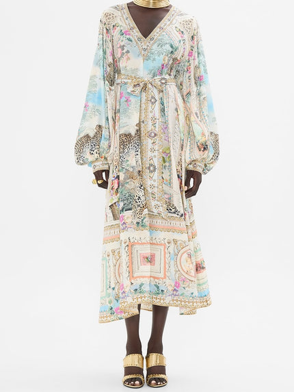 Blouson Sleeve Trapeze Dress - We Always Have Alexandria