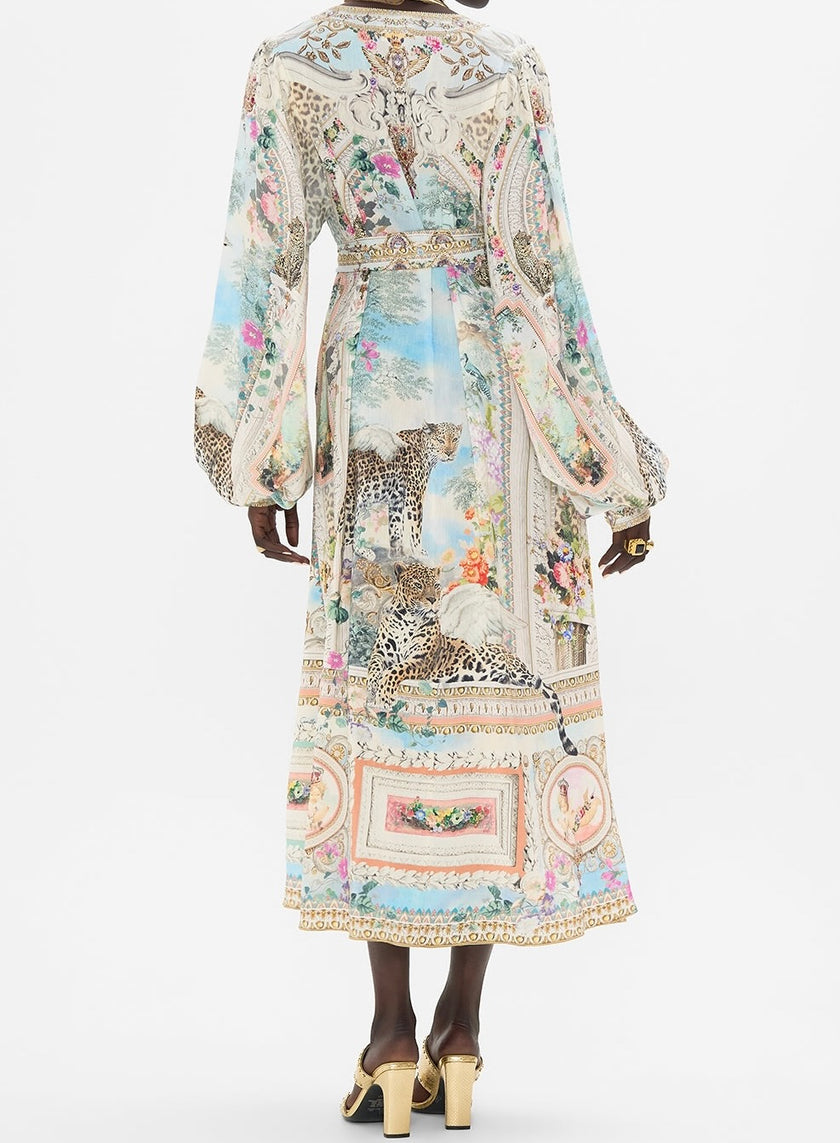 Blouson Sleeve Trapeze Dress - We Always Have Alexandria