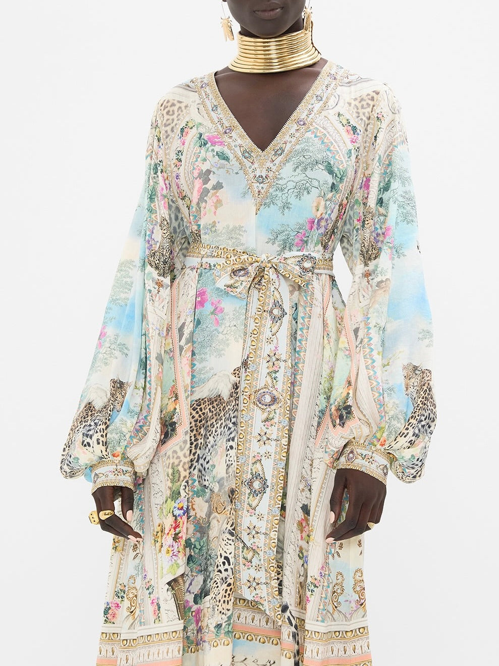 Blouson Sleeve Trapeze Dress - We Always Have Alexandria