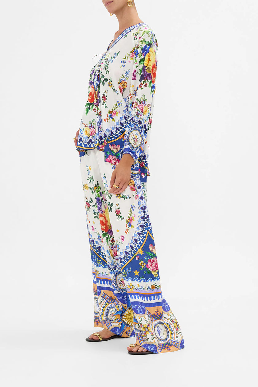 Straight Leg Pant - Tiles Darls