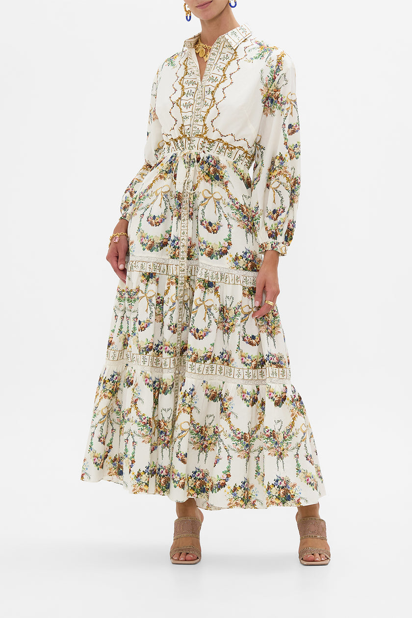 Tiered Long Shirt Dress - Dressing Room Drama