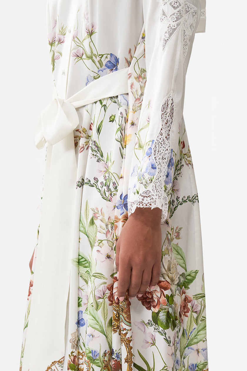 Printed Trench Dress - Dressing Room Drama