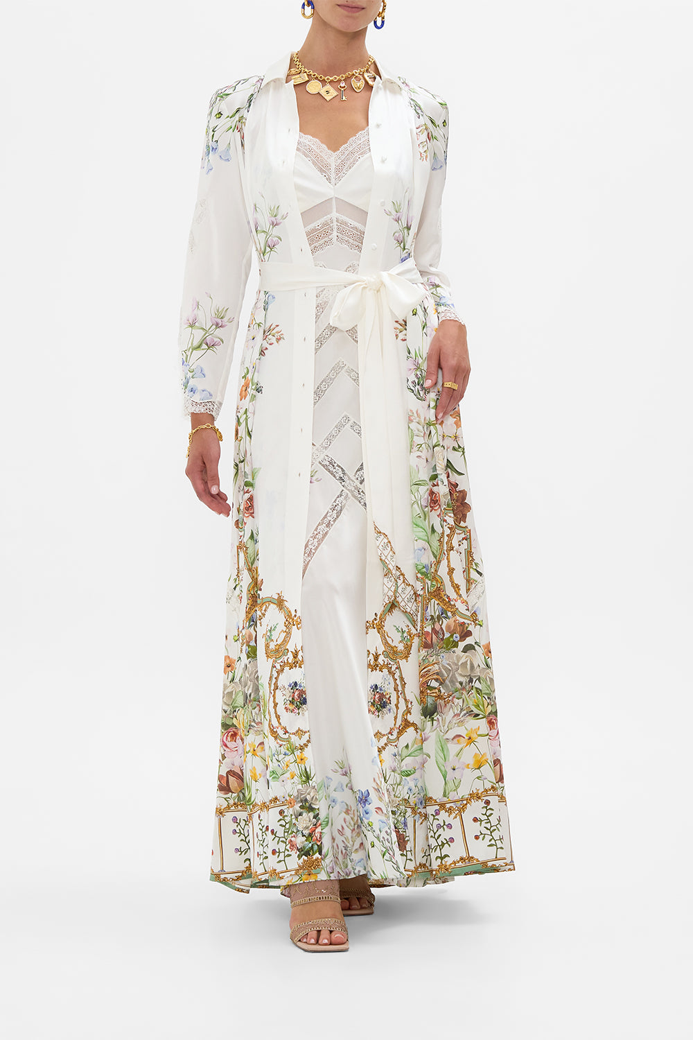 Printed Trench Dress - Dressing Room Drama