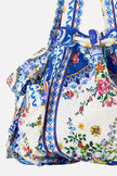 Drawstring Bow Beach Bag - Tiles Darts