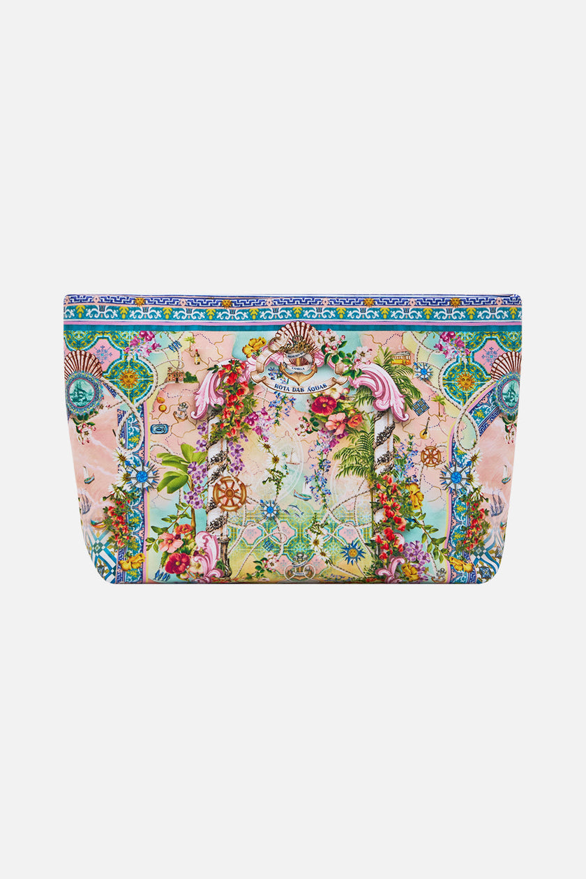 Large Makeup Clutch - Just Coasting