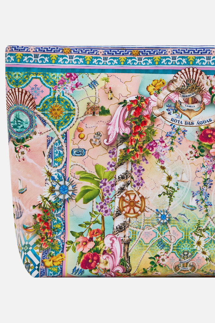 Large Makeup Clutch - Just Coasting