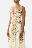Tie Shoulder Dress - Va Va Vintage