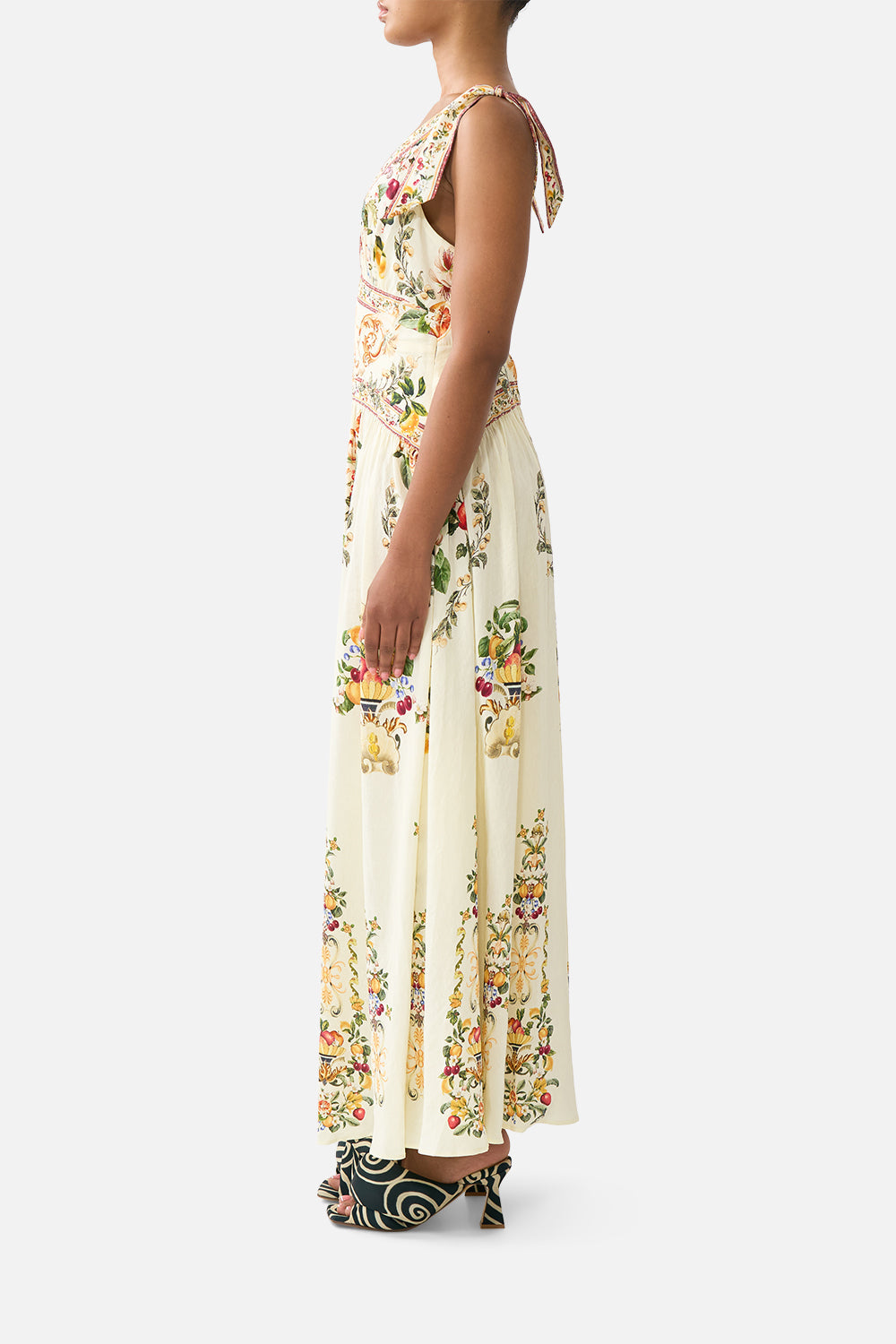 Tie Shoulder Dress - Va Va Vintage