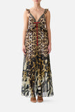 Frill Bralette Long Dress - Leotigra Land