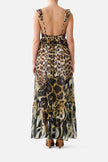 Frill Bralette Long Dress - Leotigra Land