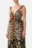 Frill Bralette Long Dress - Leotigra Land