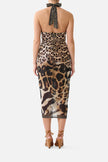 Side Twist Jersey Dress - Leotigra Land