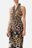 Side Twist Jersey Dress - Leotigra Land