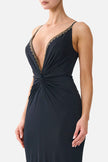 Strappy Dress With Twist Front - Leopard Libertine