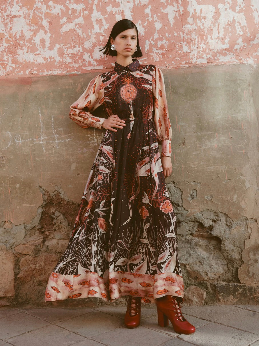 Long Sleeve Elisetta Dress