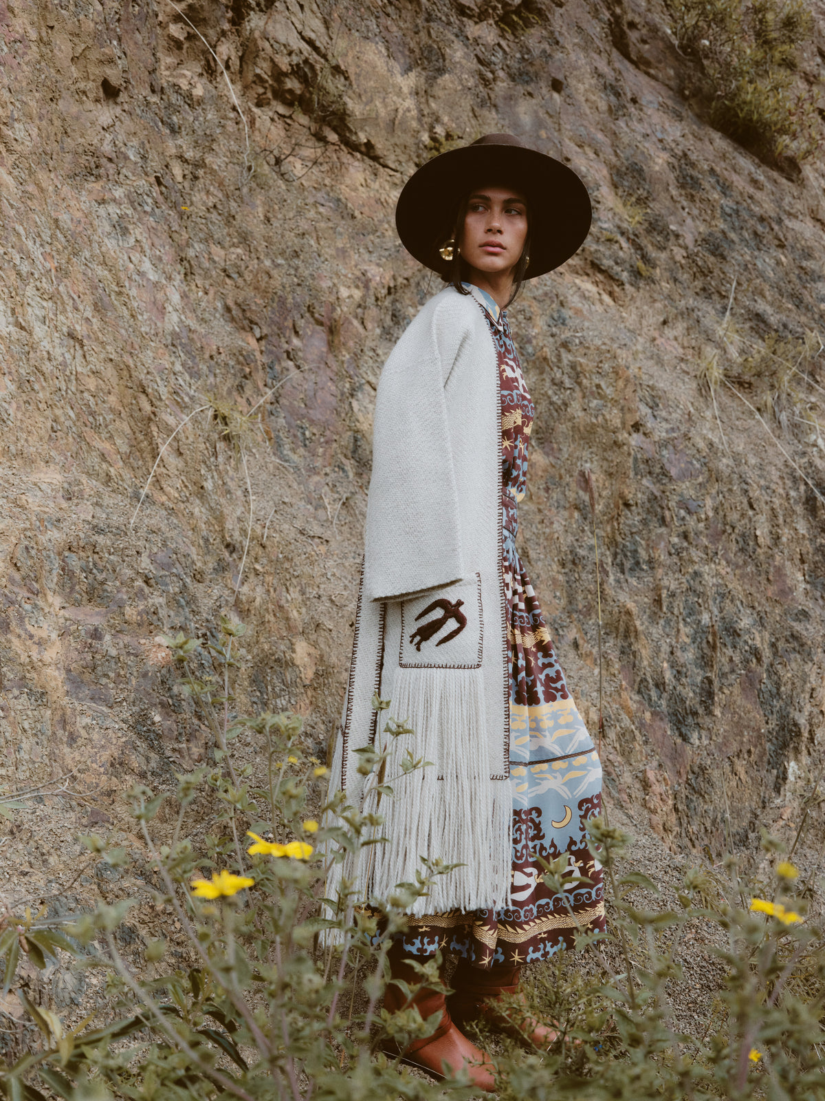 Saddler Coat - Off White