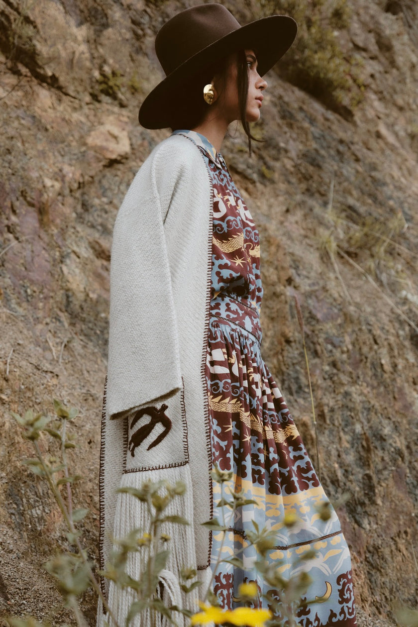 Saddler Coat - Off White