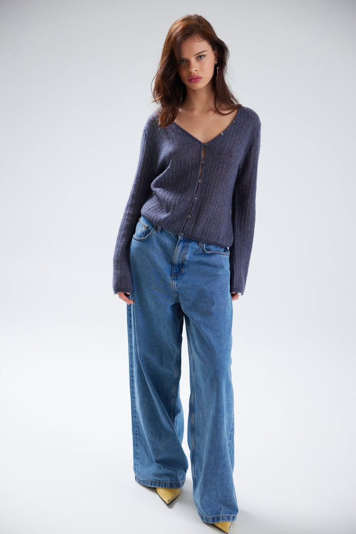 Cashmere Stich Loose Fit Cardi