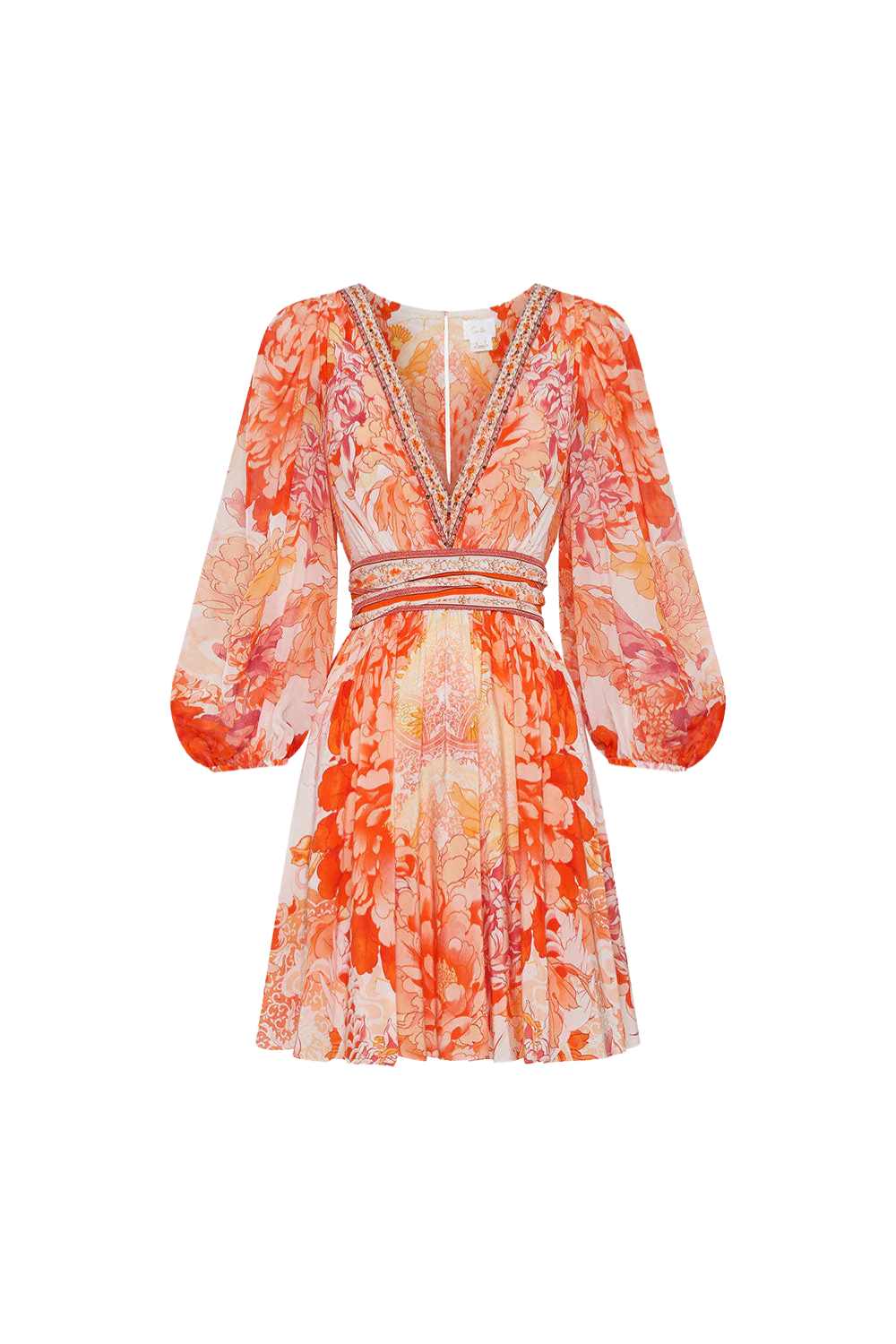 Blouson Flared Dress - Dragon Mother