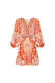 Blouson Flared Dress - Dragon Mother