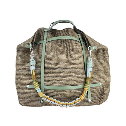 Raffia & Leather Everyday Tote